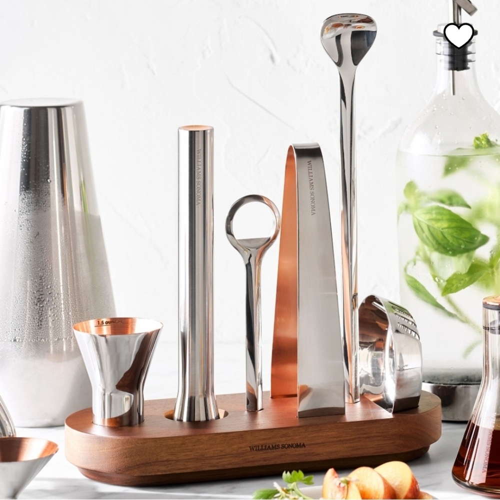 NEW Exclusive Williams Sonoma Signature Bar Tool Set, Retail $174.95 USD - Picture 2 of 7